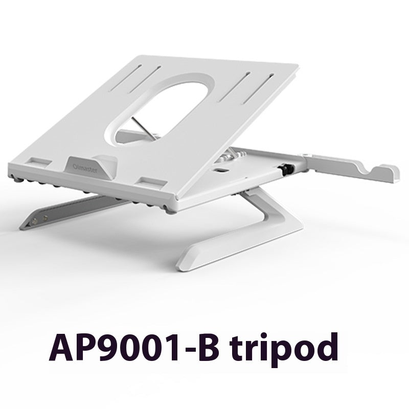 Sheluxe AP9001-B tripod portable laptop stand adjustable with foldable legs and angle support