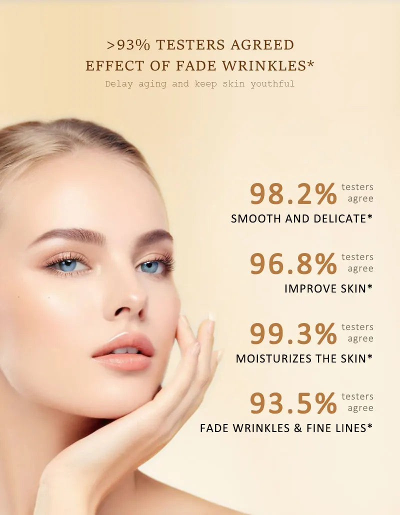 Young woman with clear skin promoting Sheluxe retinol collagen face serum benefits for reducing wrinkles