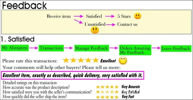 Silicone facial cleansing brush for sensitive skin shown with user feedback and five-star rating