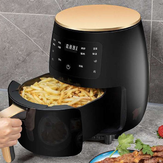 Nutritea oil free air fryer for kitchen with digital display frying crispy golden French fries